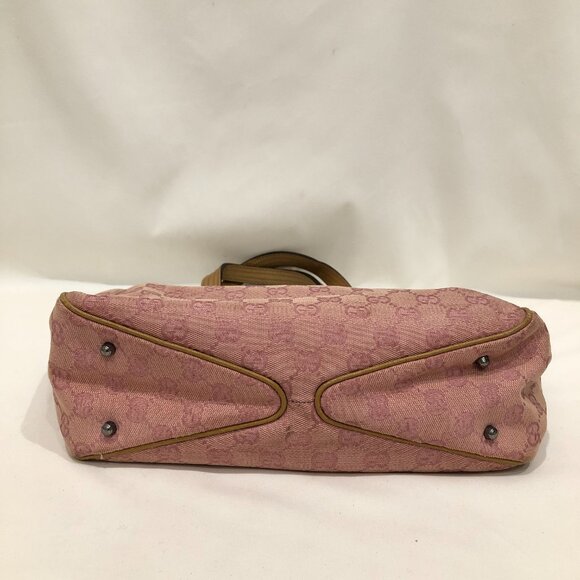 Gucci Pink GG Canvas Tote Sku#84009 - Picture 4 of 10
